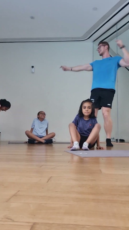 A FitBeat kids session in Singapore, clip 3
